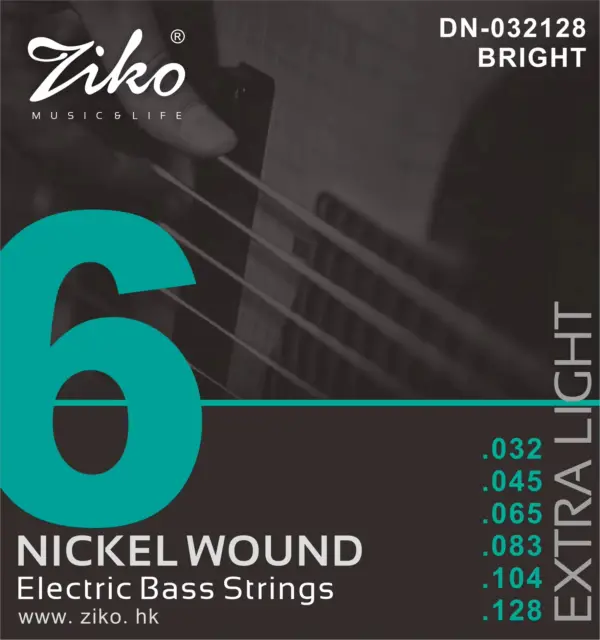 ZIKO Nickel-Plated Bass Guitar Strings 4-6 Strings - Image 6