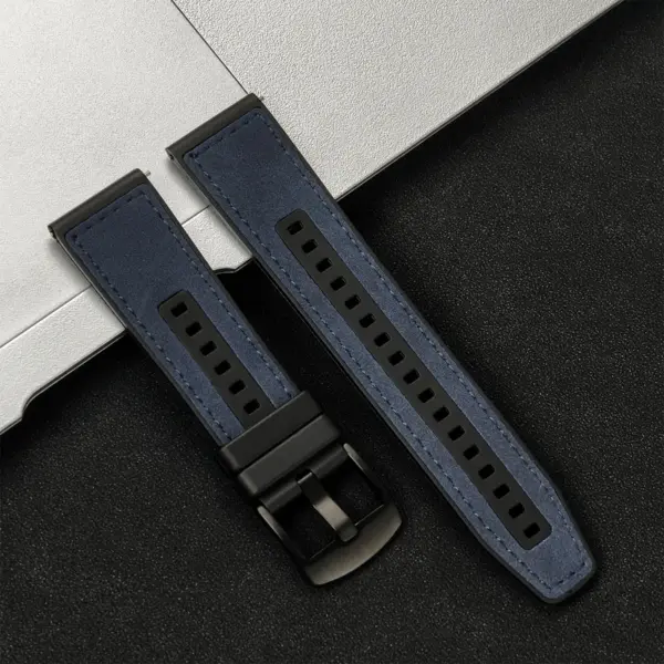22mm Leather Breathable Sport Strap for Huawei Watch GT4 - Image 9