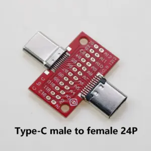 Type-C 24-Pin Test Adapter PCB Board for USB-C Extension