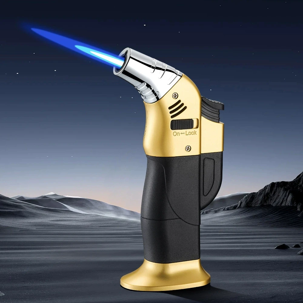 Windproof Metal Torch Gas Lighter JC for Cigars and Cooking 11 Windproof Metal Torch Gas Lighter JC for Cigars and Cooking - Image 11