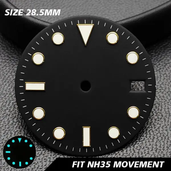 28.5mm GMT Calendar Watch Dial for NH34 NH35 Models - Image 46