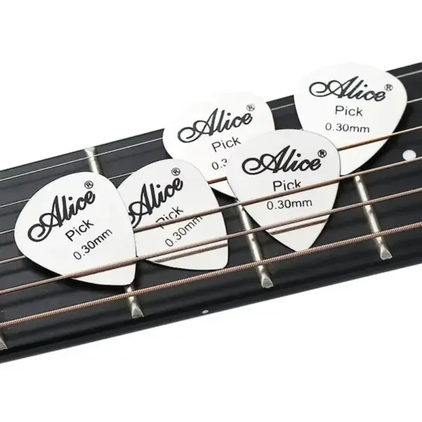 Alice 10Pcs Silver Metal Guitar Picks 0.3mm - Image 6