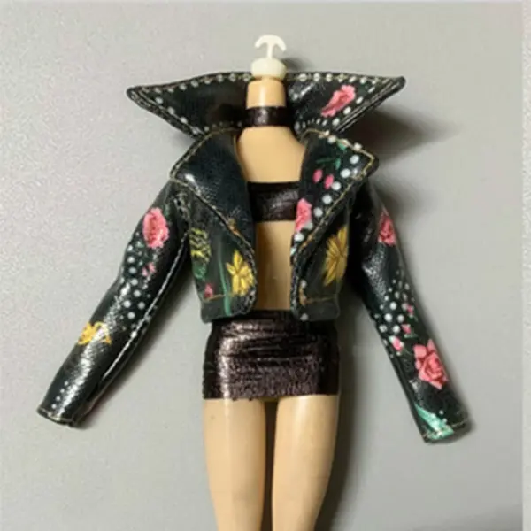Doll Clothes Fur Top Coat for 11.5-inch Dolls - Image 33
