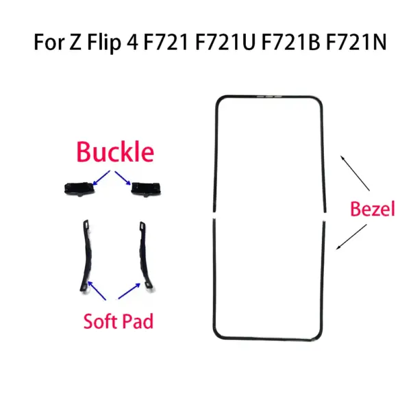Samsung Galaxy Z Flip LCD Frame Bezel Case - Image 3
