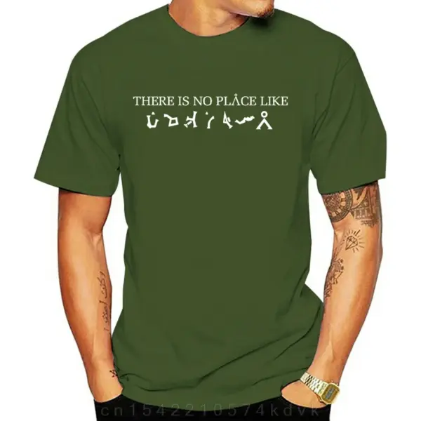 Stargate Earth Print Casual Cotton T-Shirt Men - Image 10