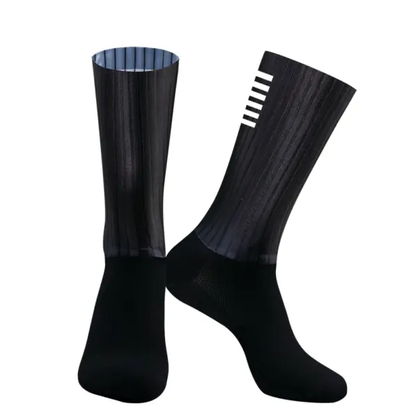 Silicone Cycling Aero Socks for Men - Image 2