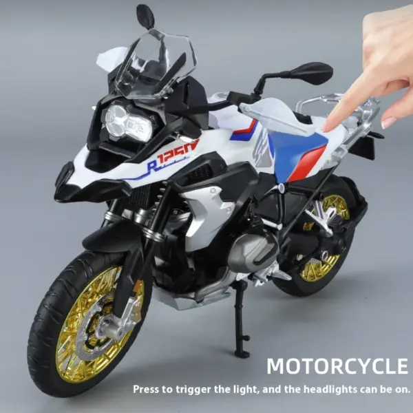 BMW R1250 GS Adventure Alloy Diecast Motorcycle Model - Image 3