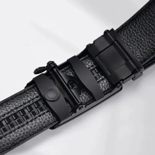 2023 Unisex Alloy Leather Belt with Chain - Image 4