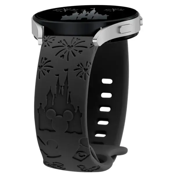 20mm Castle Engraved Silicone Strap for Galaxy Watch - Image 17