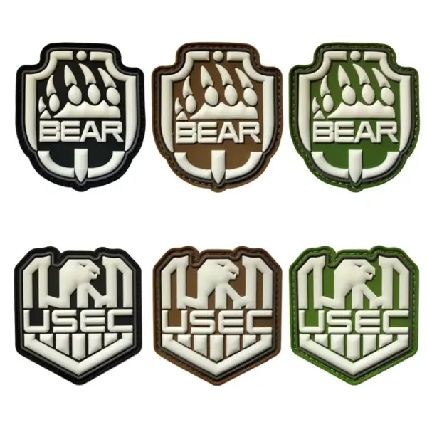 USEC Bear Claw PVC Badge Patch for Clothing and Gear - Image 2