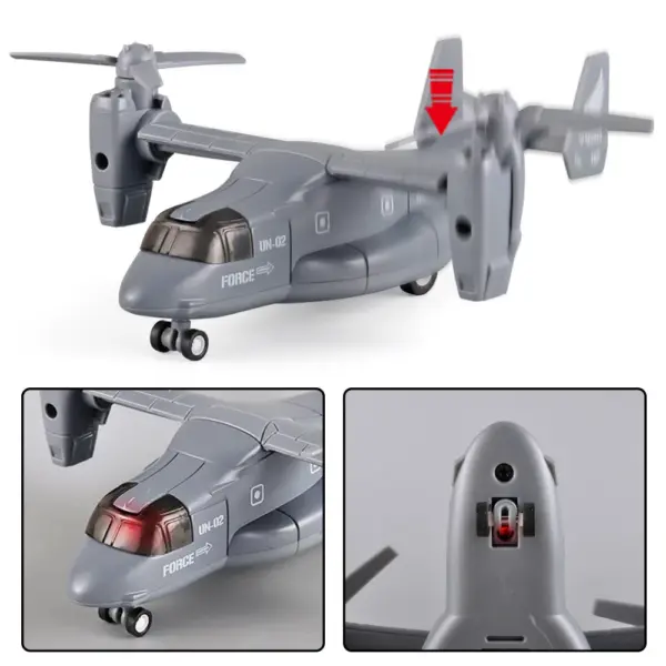 Alloy Osprey Regenerative Light Plane Toy - Image 3