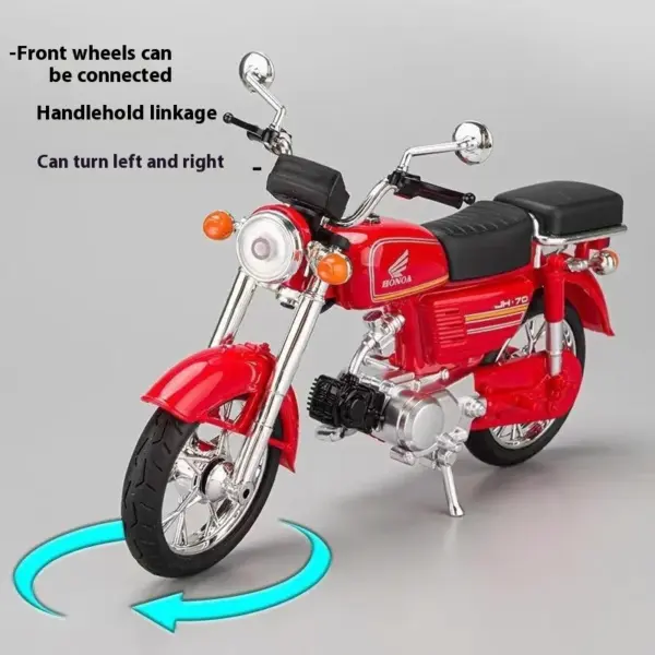 1/12 Honda JiaLing JH-70 Diecast Motorcycle Model - Image 5