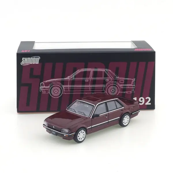 Die Cast Peugeot 505 Sedan 1/64 Model Car - Image 7