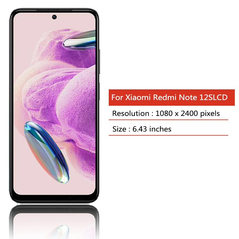 6.43-Inch AMOLED LCD for Xiaomi Redmi Note 12S 2 6.43-Inch AMOLED LCD for Xiaomi Redmi Note 12S - Image 2