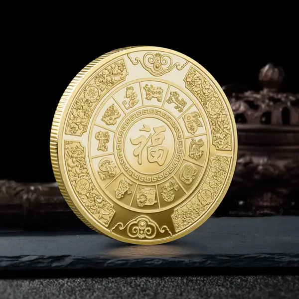 Colorful Chinese Lucky Coin Collection - Image 4