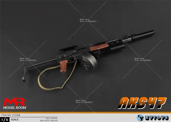 1/6 Scale AK47 Model Rifle for Action Figures - Image 3