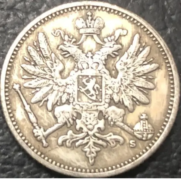 1864 Finland 50 Penniä Replica Coin - Image 2