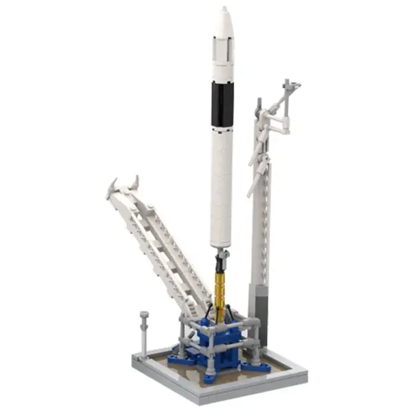 Saturn V SpaceX Falcon 1 Building Blocks Set for Adults - Image 2