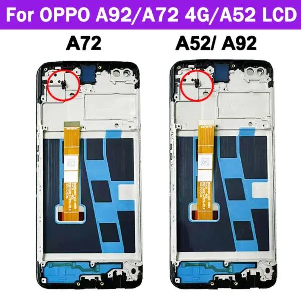 OPPO A52 A72 A92 LCD Display Screen Replacement 6.5 Inches - Image 3