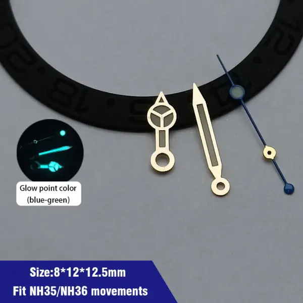 Green Luminous Watch Hands for NH35 NH36 Movement - Image 16