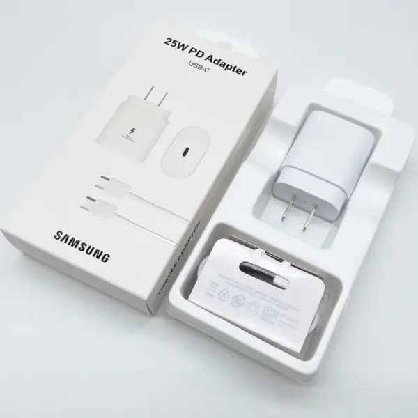 Samsung 25W US Fast Charging Adapter with Type-C Cable - Image 8