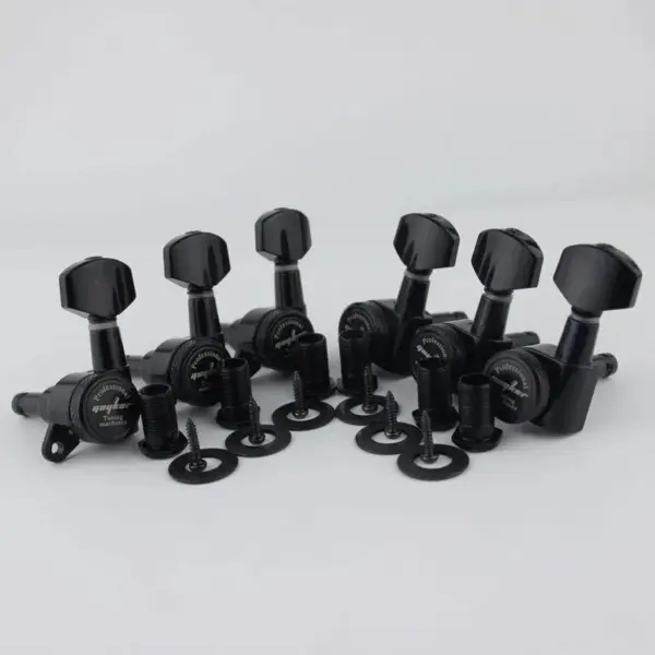 Guyker 1:18 Locking Guitar Tuners Black - Image 4