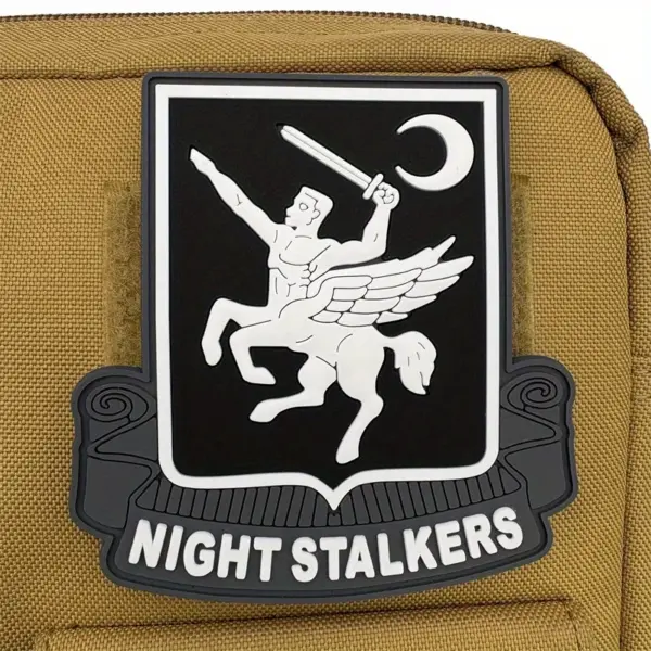 Night Stalkers PVC Hook and Loop Patch for Apparel - Image 4
