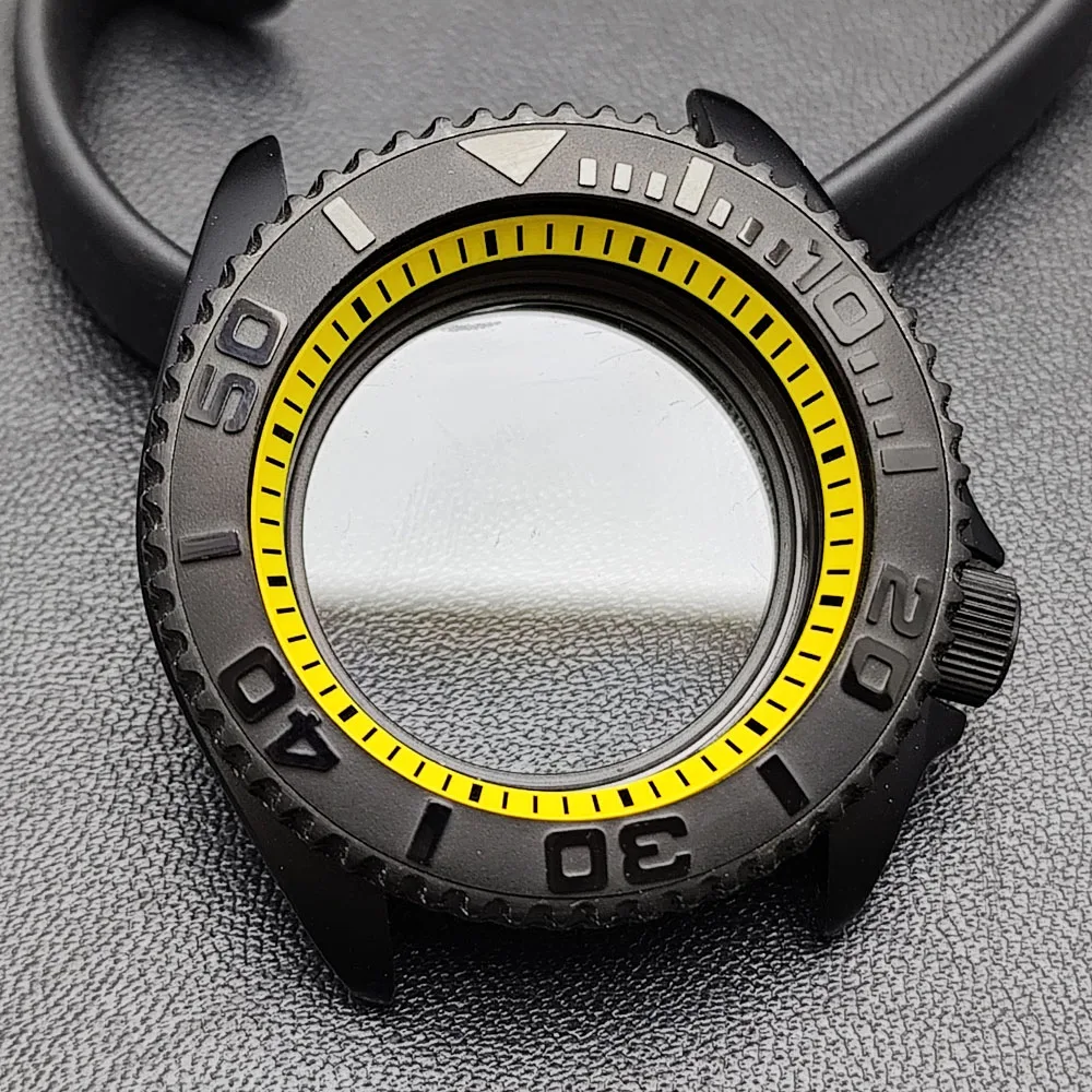 42mm Black Matte Watch Case for NH35 Movement 89 42mm Black Matte Watch Case for NH35 Movement - Image 89