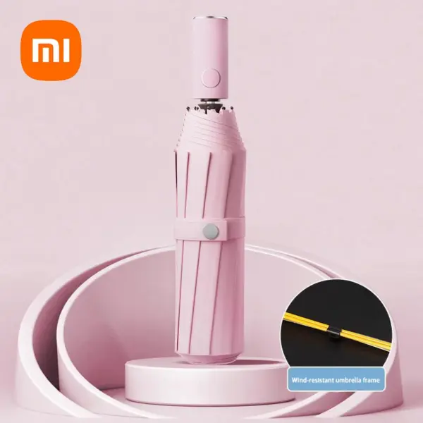 Xiaomi 16 Bone Automatic Collapsible Umbrella for Adults - Image 7