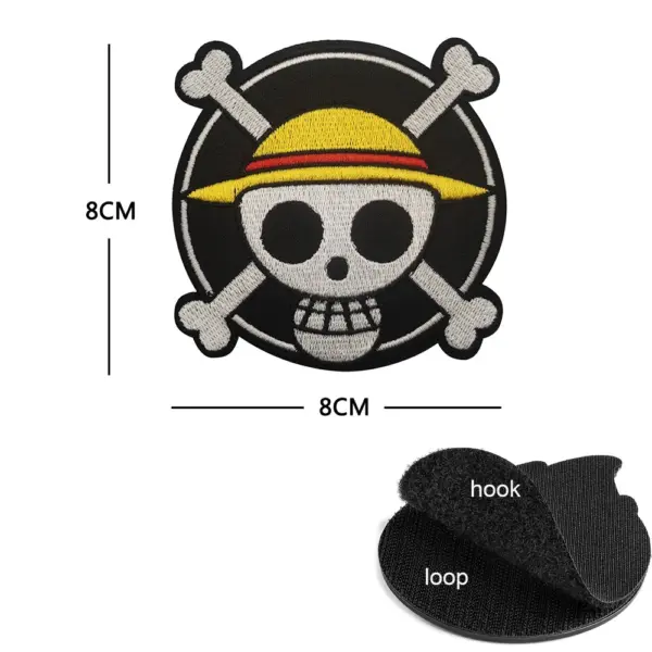 Lvfei Pirate Embroidered Hooks and Loop Badges - Image 12