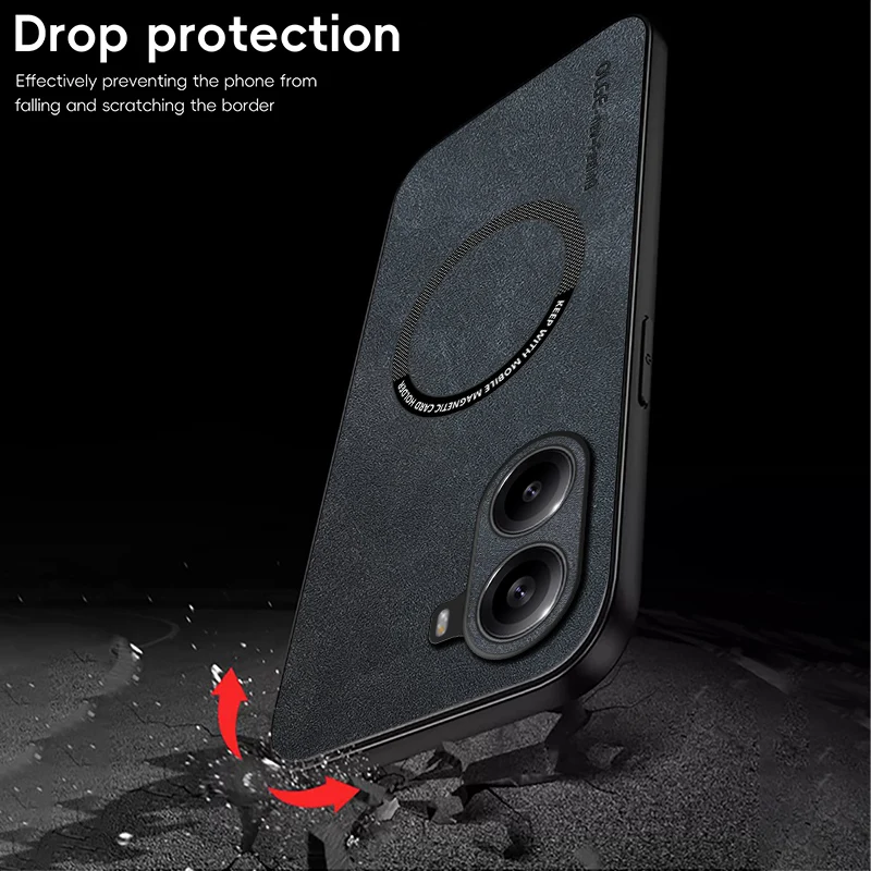Magnetic Leather Phone Case for Xiaomi Poco X7 Pro 4 Magnetic Leather Phone Case for Xiaomi Poco X7 Pro - Image 4