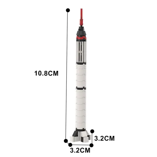 Gobricks Saturn V Rocket Building Blocks Set for Adults - Image 5