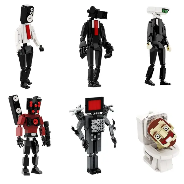 Gobricks Skibidi Toilet Man Building Block Set - Image 16