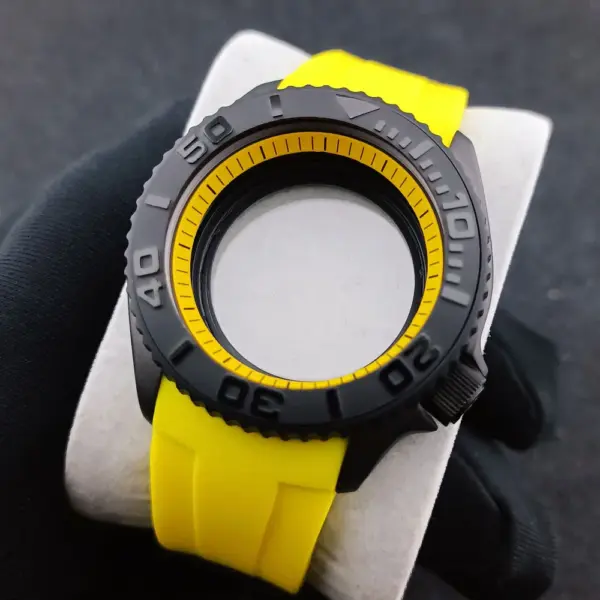42mm NH35 Stainless Steel Watch Case with Sapphire Glass - Image 9