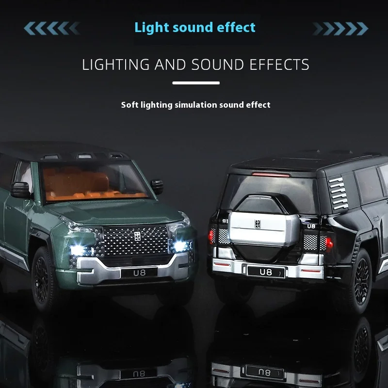 1:24 U8 SUV Diecast Model Car 3 1:24 U8 SUV Diecast Model Car - Image 3