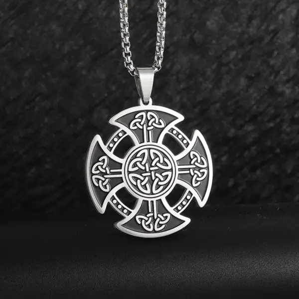 Vintage Nordic Rune Compass Necklace AL18514 - Image 10