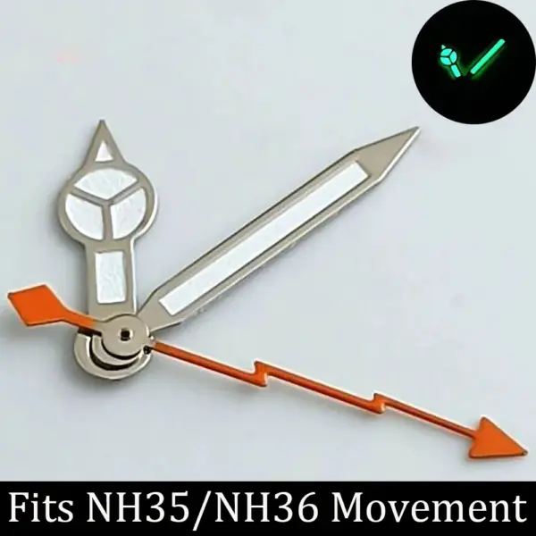 Silver/Gold N H35 Watch Hands for NH35 ETA 286 Movement - Image 72