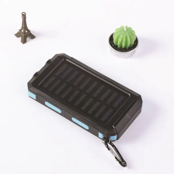 20000mAh Waterproof Solar Power Bank with Compass - Image 11