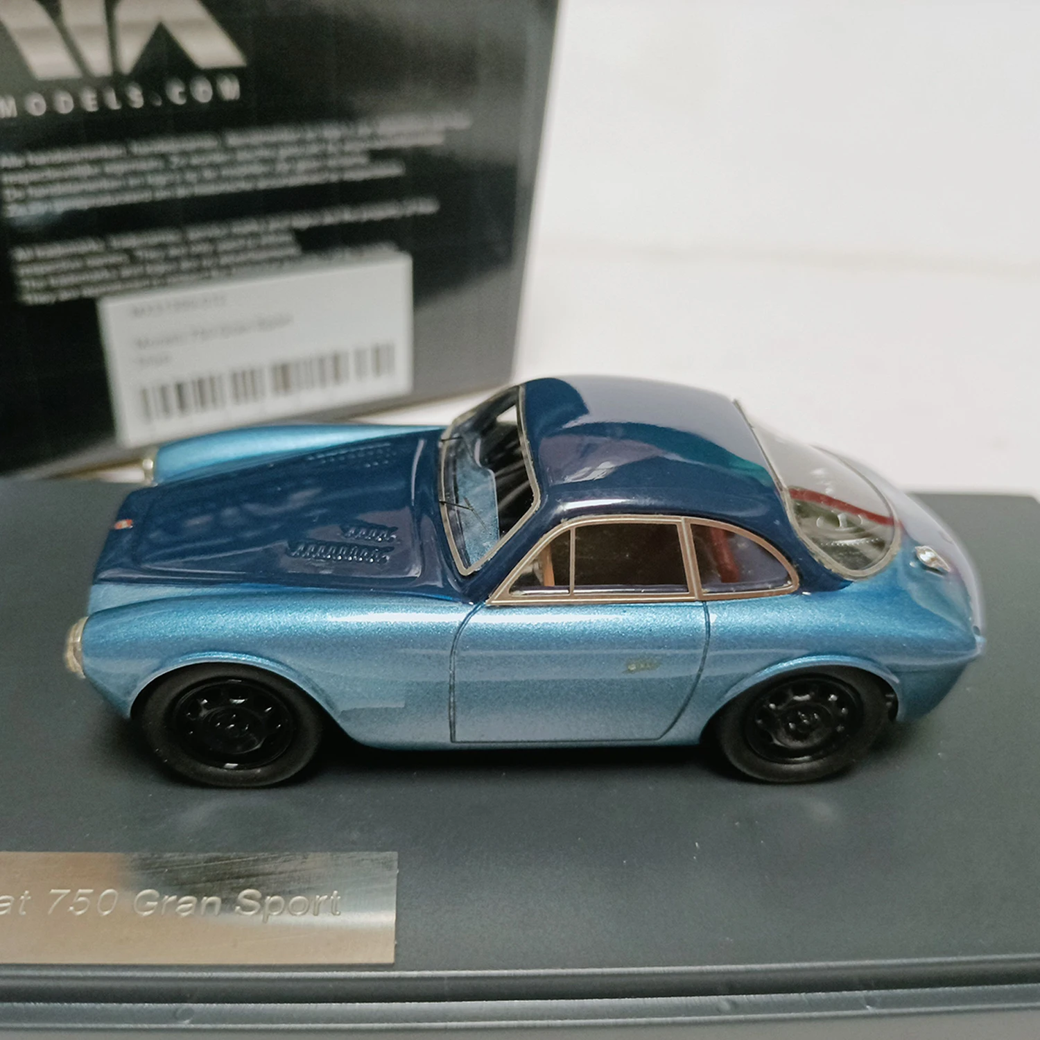 Matrix 1:43 Resin Blue Moretti Fiat 750 Model 3 Matrix 1:43 Resin Blue Moretti Fiat 750 Model - Image 3