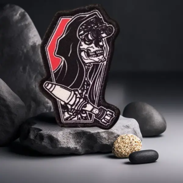 Mortar Missed Killed V2 Skull Patch for Clothing - Image 4