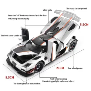 1:24 Scale Rotor Door Supercar Diecast Model 20 Se8d7fa265a784facac8e7664adffcbbeT