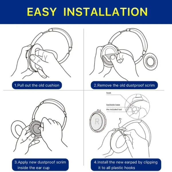 Replacement Ear Pads for Bose QC35 I/II Headphones - Image 5