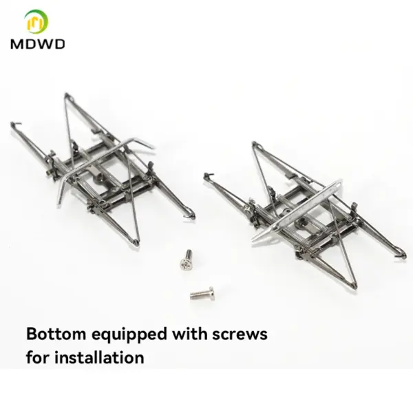 2pcs HO Scale 1:87 Electric Pantograph Assemblies - Image 4
