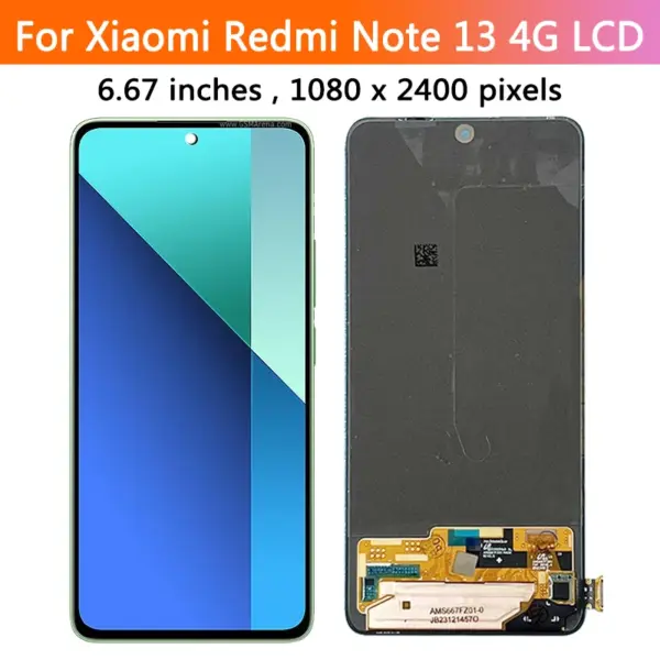 6.67 inches AMOLED Screen Replacement for Xiaomi Redmi Note 13 4G - Image 4