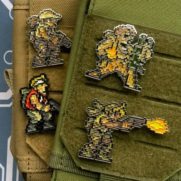 Arcade King Pixel Game Patches Set for Clothing - Image 2