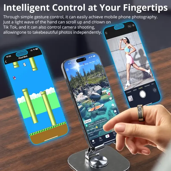 COLMI R12 Smart Ring with Display and Wireless Charging - Image 4