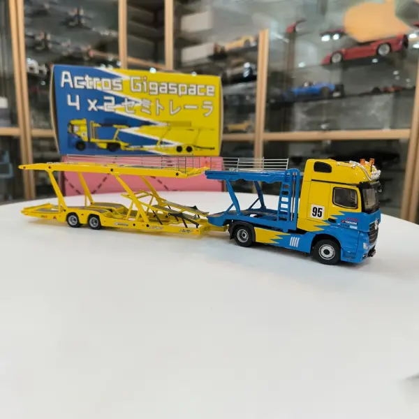 1/64 Alloy Diecast Benz Trailer Model for Collectors - Image 7