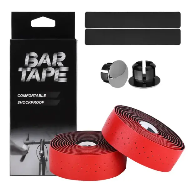 Outdoor Cycling Handlebar Tape with Bar Plugs - Image 10