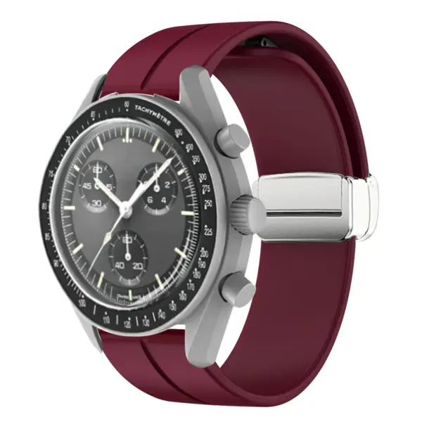 Silicone Strap for Omega MoonSwatch Planet Watch - Image 15