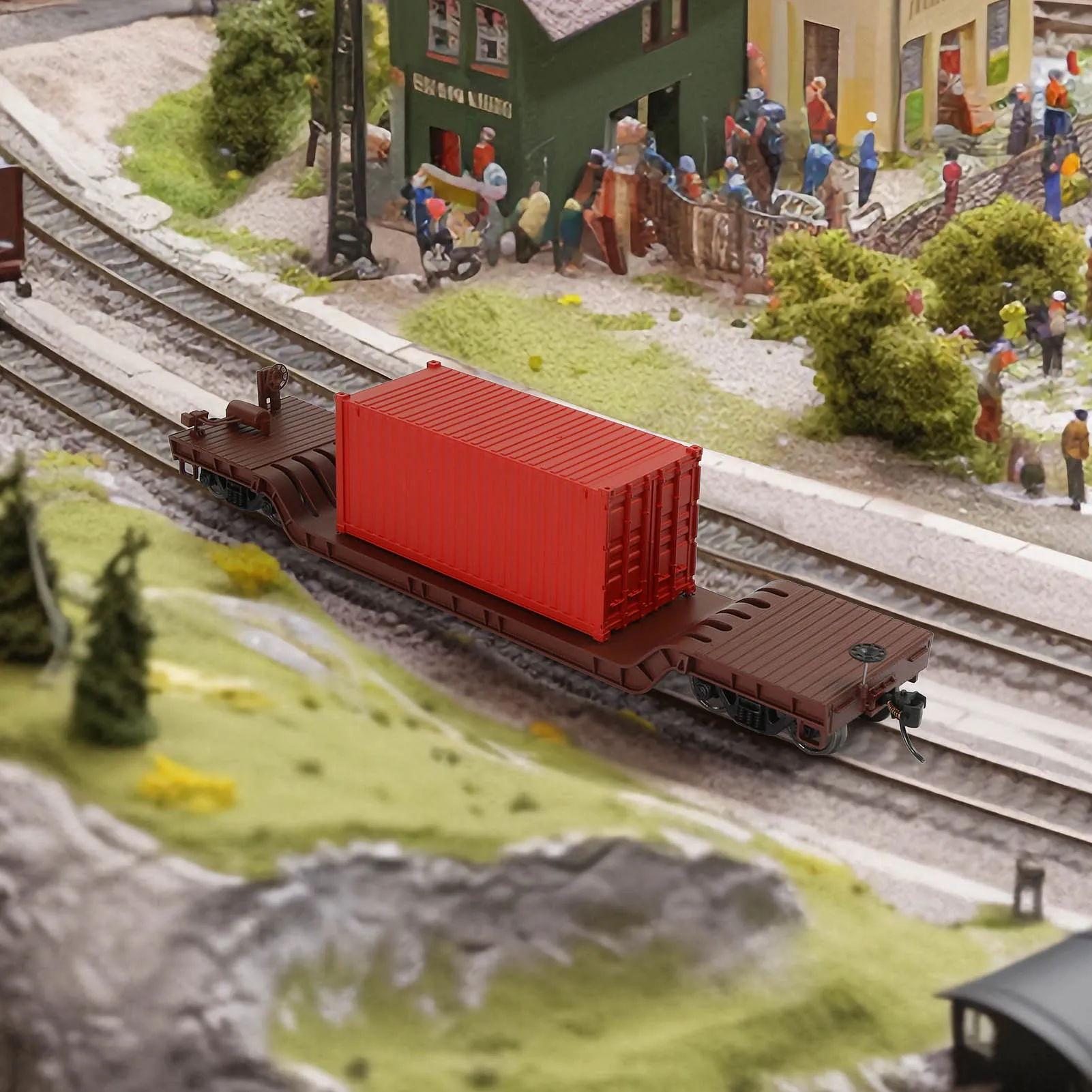 Evemodel HO Scale 1:87 Flatcar Model Railway C8770 5 Evemodel HO Scale 1:87 Flatcar Model Railway C8770 - Image 5